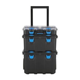 Stack System, Mobile Tool Box for Storage and Organization, Fits 7 Parts Modular Storage System