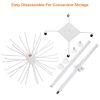 3-Tier Metal Jewelry Rack 30-Hook Necklaces Bracelets Display Stand Organizer Spinning Tower Holder