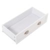 FCH Single Drawer Double Door Storage Cabinet White