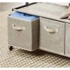 2 Tier Garment Rack with 3 Drawer Closet Organizer ; Gray