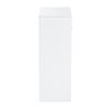 Pure White Wood Floor Storage Organizer Cabinet with 4 Drawers and 1 Door Cabinet 3 Shelves