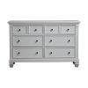 Glendale 6 Drawer Dresser Pure White