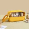 PVC Transparent Cosmetic Bag; Travel Makeup Bag; Large Capacity Travel Toiletry Bag