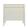 2 Door Wooden Cabinets, Off-white Wood Cabinet Vintage Style Sideboard for Living Room Dining Room Office