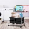 4 Drawers Shelves Rolling Storage Cart Rack